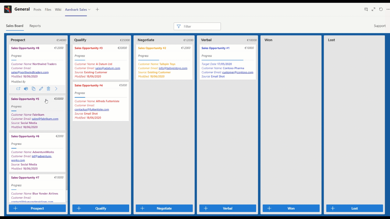 business process management solution - Aardvark drag and drop feature