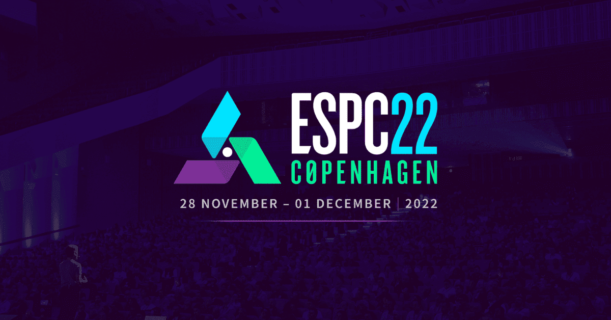 JFDI going to Copenhagen for ESPC 2022