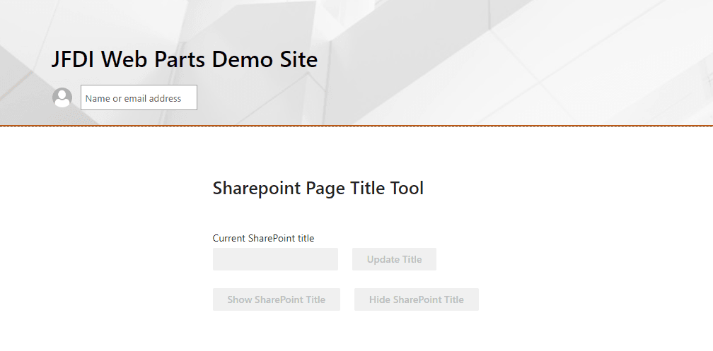 Page Title Tool for SharePoint - Use Case One