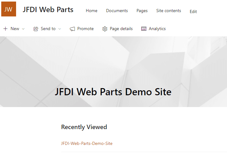 Recently Viewed for SharePoint - Use Case One