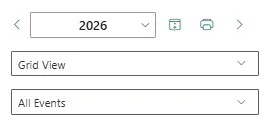 Calendar Planner web part - Print any View